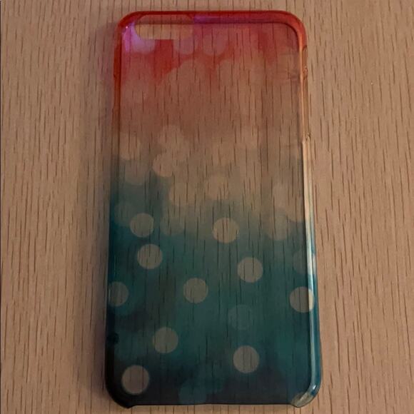 iPhone 6 Plus rainbow dot snap on case w/ cable - Picture 3 of 9